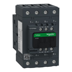 LC1DT60AP7 Schneider - Contacteur tétrapolaire - 4NO - 60A - Bobine 230Vca - Everlink