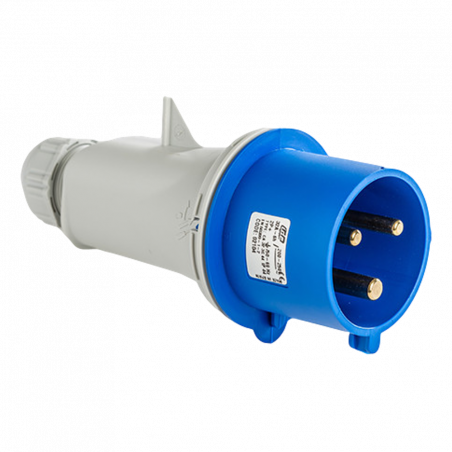 Prise P17 32A 2P+T 220V - Étanche IP44 - IDE