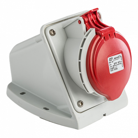 Socle de prise 32A 3P+T en saillie - Étanche IP44 - IDE