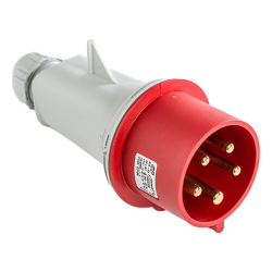 Prise tétrapolaire 32A 3P+N+T 380V - 5 broches - Étanche IP44 - IDE