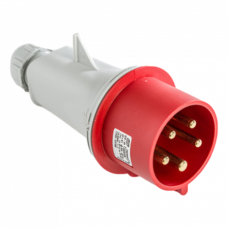 Prise tétrapolaire 32A 3P+N+T 380V - 5 broches - Étanche IP44 - IDE