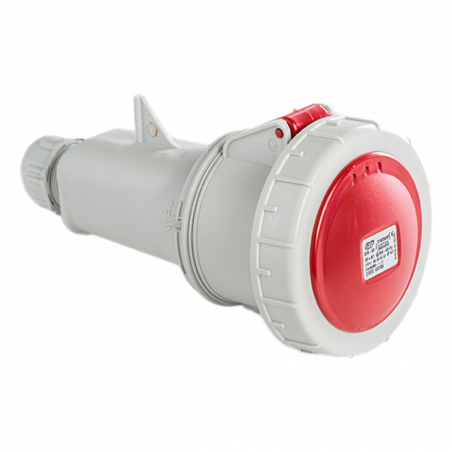 Fiche femelle tétrapolaire 32A 3P+N+T 380V - 5 broches - Étanche IP67 - IDE