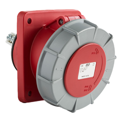 Prise encastrable 63A triphasé 3P+T - Étanche IP67 - IDE