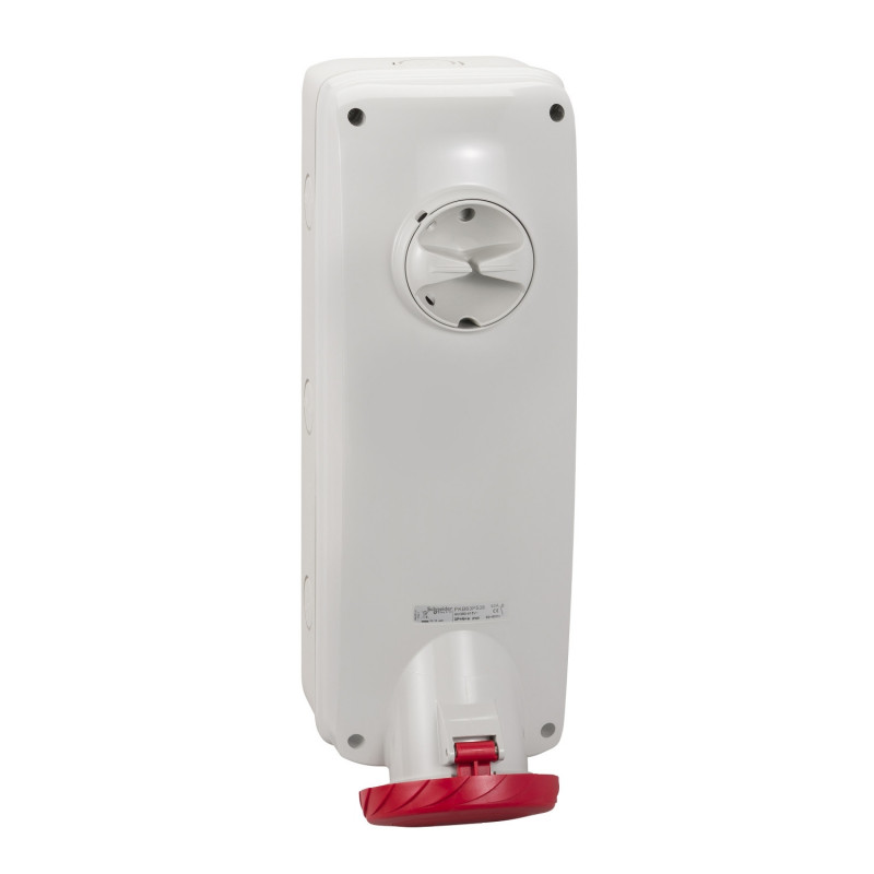PKB63P535 Schneider PratiKa - socle de prise 63A à vis - saillie - 3P+N+T - 380-415V IP67