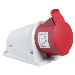 PKY32W435 Schneider PratiKa - socle de prise incliné - 32 A 3P+N+T - 380-415 V CA - en saillie- IP44