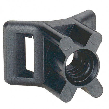 Legrand 031950 -  Embase noire à visser pour collier Colson 9mm - Lot de 100