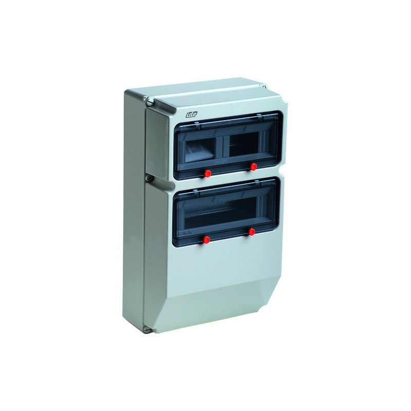 1724GM - Coffret étanche IP67 pour prise - 2 rangées de 13 modules - IDE PRYMA