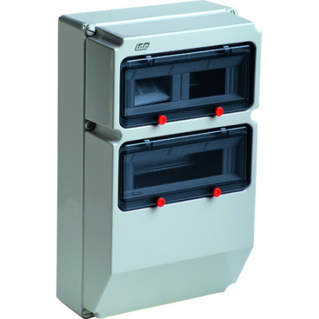 1724GM - Coffret étanche IP67 pour prise - 2 rangées de 13 modules - IDE PRYMA