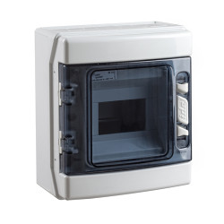 Coffret électrique étanche pour l'extérieur IP65 - 6 modules - HxLxP 231x202x113mm IDE ECOLOGY