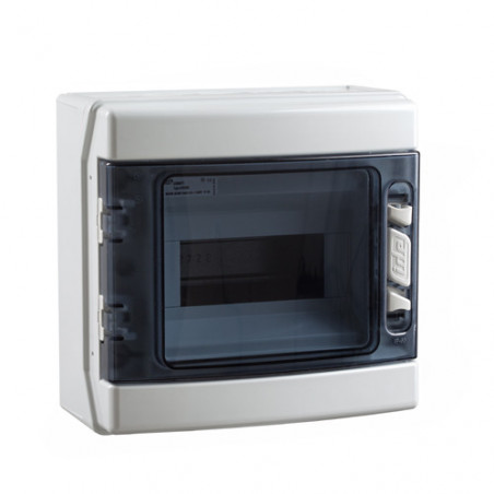 Coffret électrique étanche pour l'extérieur IP65 - 8 modules - HxLxP 231x238x118mm IDE ECOLOGY