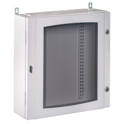 65SUP7296PT IDE - Armoire électrique industrielle étanche IP65 - 96 modules - Porte vitrée - Atlantic IDE