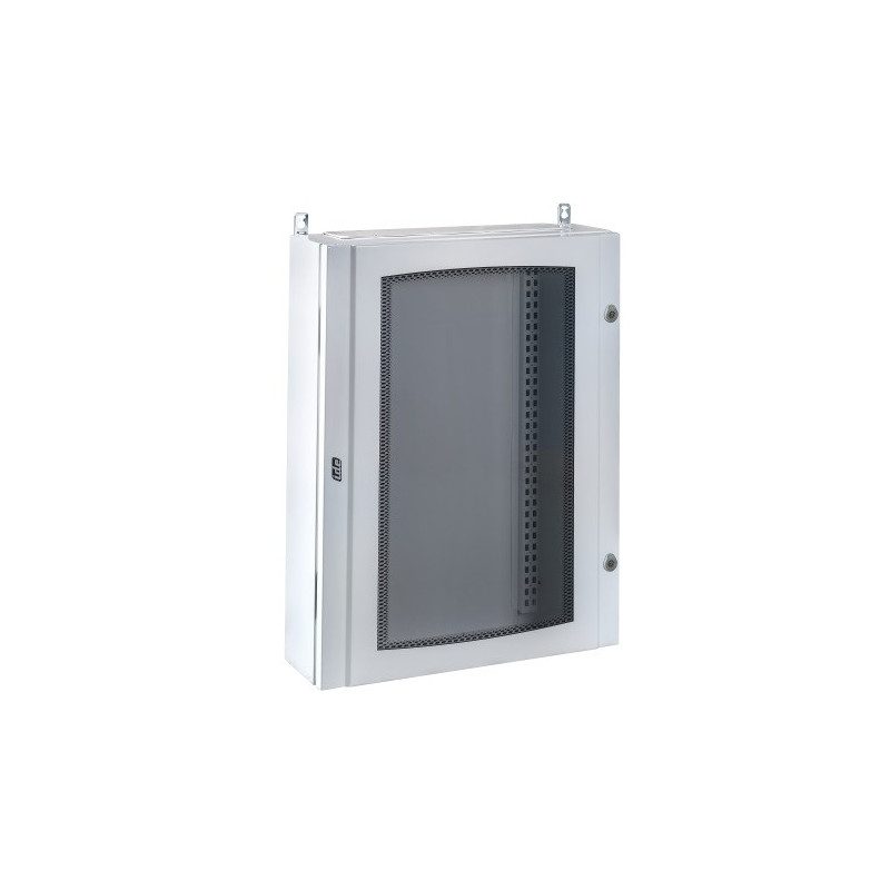 65SUP96120PT IDE - Armoire électrique industrielle étanche IP65 - 120 modules - Porte vitrée - Atlantic IDE