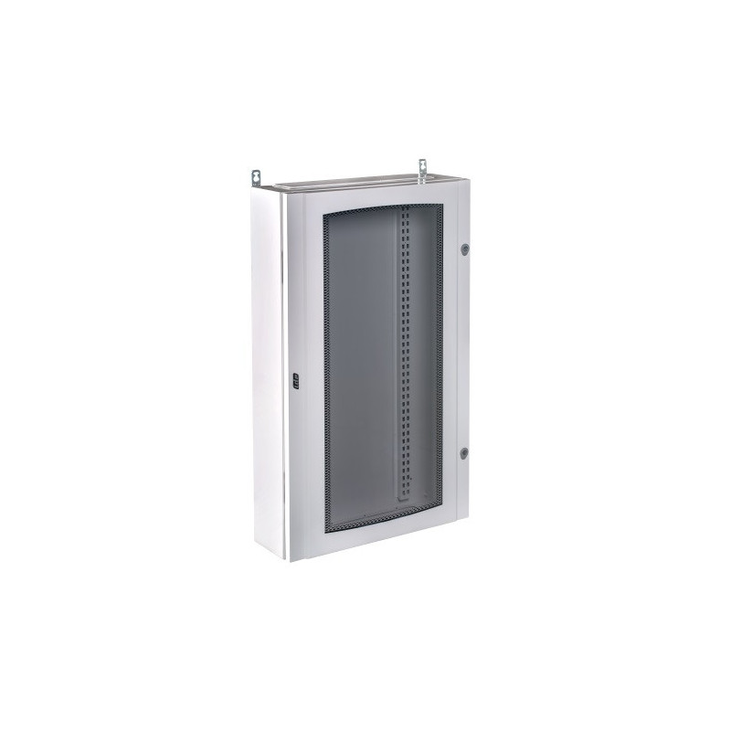 65SUP120168PT IDE - Armoire électrique industrielle étanche IP65 - 168 modules - Porte vitrée - Atlantic IDE