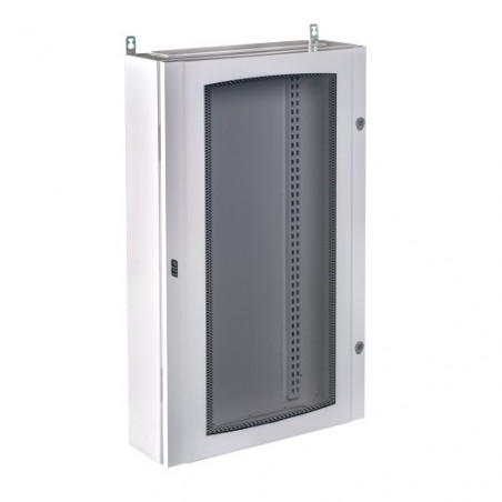 65SUP120168PT IDE - Armoire électrique industrielle étanche IP65 - 168 modules - Porte vitrée - Atlantic IDE