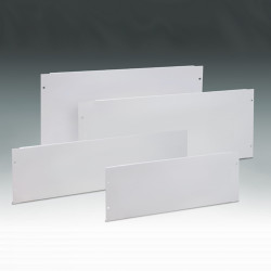 TCM300F IDE Plastron plein fixe métal 300mm - compatible coffret Atlantic IDE et Atlantic Plus