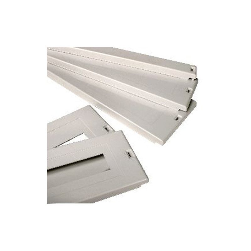 Plastron modulaire en plastique 24 modules - 200mm - pour coffret Altlantic IDE et Atlantic PLUS