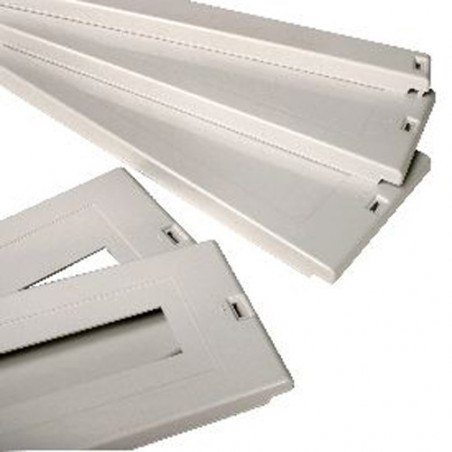 Plastron modulaire en plastique 24 modules - 200mm - pour coffret Altlantic IDE et Atlantic PLUS