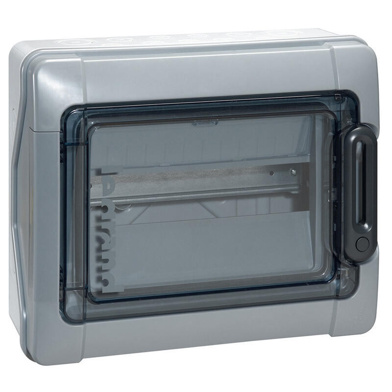 001921 Legrand Coffret Plexo3 étanche IP65 - 1 rangée de 12 modules - Entrées à perforation directe