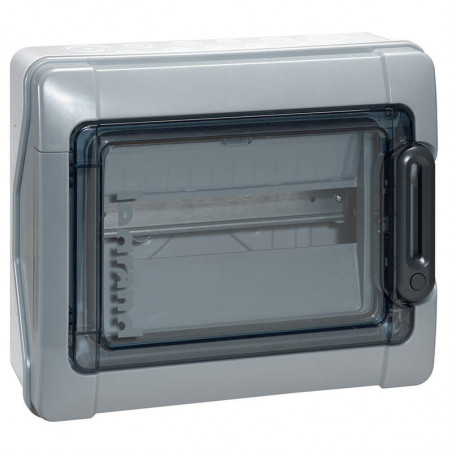 001921 Legrand Coffret Plexo3 étanche IP65 - 1 rangée de 12 modules - Entrées à perforation directe