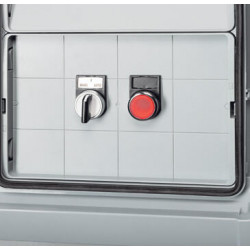001922 Legrand Coffret Plexo3 étanche IP65 - 2 rangées de 12 modules - Entrées à perforation directe