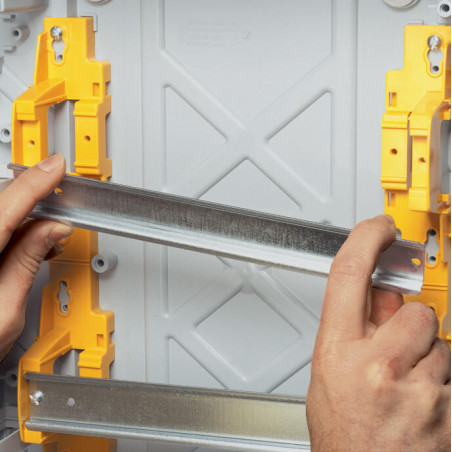 001922 Legrand Coffret Plexo3 étanche IP65 - 2 rangées de 12 modules - Entrées à perforation directe