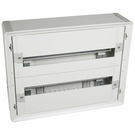 401802 Legrand Tableau de distribution isolant XL3 160 - 2 rangées de 24 modules - Tout modulaire prêt à l'emploi