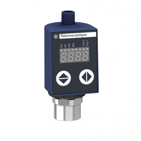 XMLR010G2P05 Telemecanique - Pressostat électronique avec afficheur - 10bar - G 1/4 - 2xPNP M12