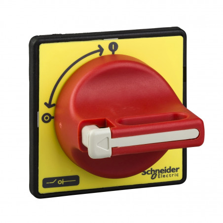 KCF2PZ Schneider Commande rotative frontale pour TeSys Vario V3,V4 - poignée rouge - TeSys KCF
