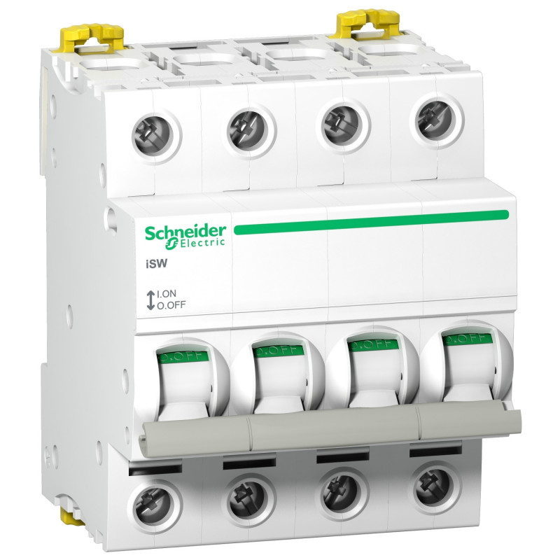 A9S65440 Schneider - Interrupteur sectionneur tétrapolaire 4P 40A - Acti9 iSW