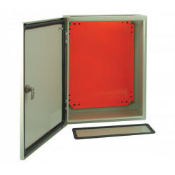 Coffret métallique étanche IP65 HxLxP 250x250x150mm avec plaque