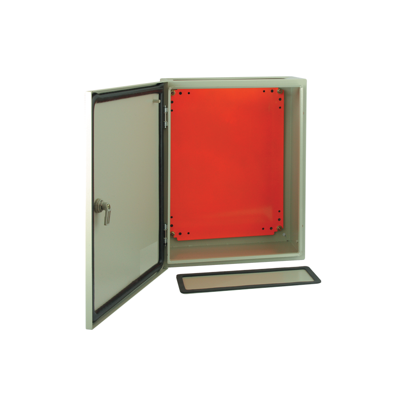 Coffret métallique étanche IP65 HxLxP 300x250x150mm avec plaque