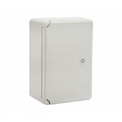 Coffret électrique ABS 350x250x150 étanche IP65 - Porte pleine - avec plaque