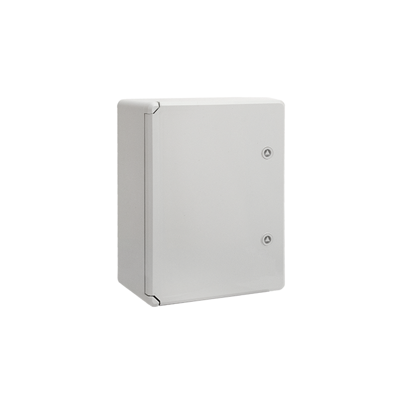 Coffret électrique ABS 400x300x220 étanche IP65 - Porte pleine - avec plaque