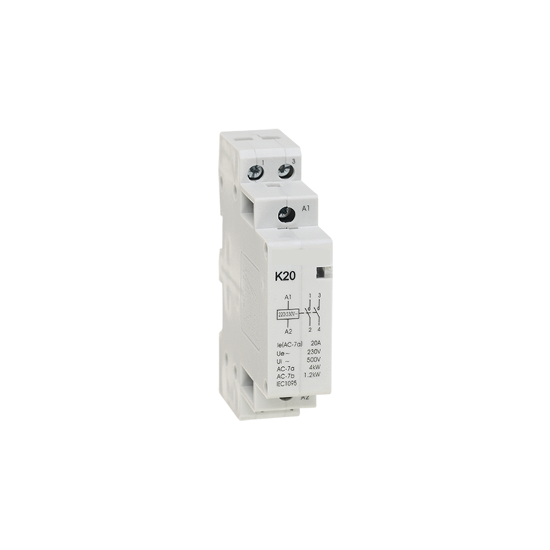 Contacteur modulaire bipolaire - 2NO - 20A - Bobine 220Vca