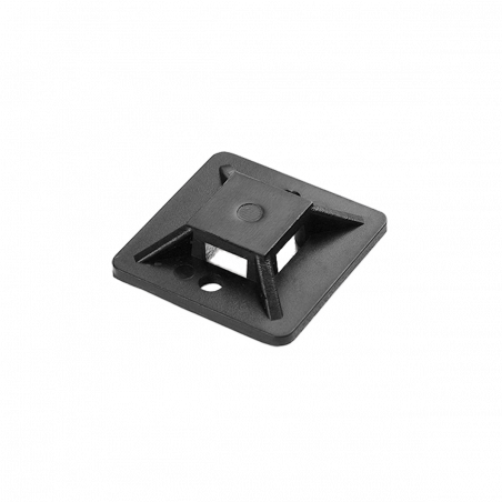 Sachet de 50 embases adhésives pour collier attache câble - Embase 30x30mm