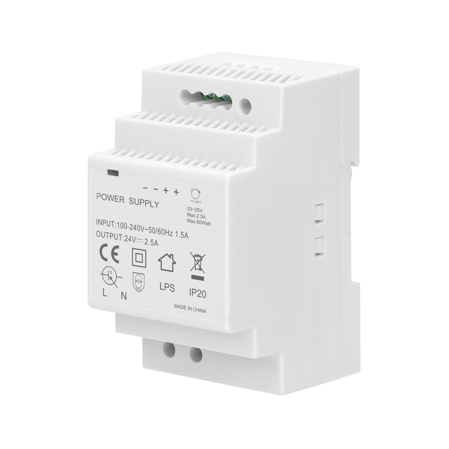 Transformateur LED étanche IP67 240V AC Vers 24V DC 24W - Pour éclairage De Jardin, Fontaine