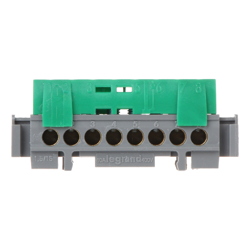 004832 Legrand bornier de terre isolÃ© 8x16mmÂ²