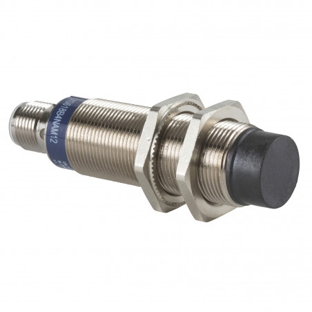 XS518BLPAM12 Schneider XS détecteur inductif métal M18 L74mm noyable Sn5mm DC 3 fils PNP NO M12 Telemecanique