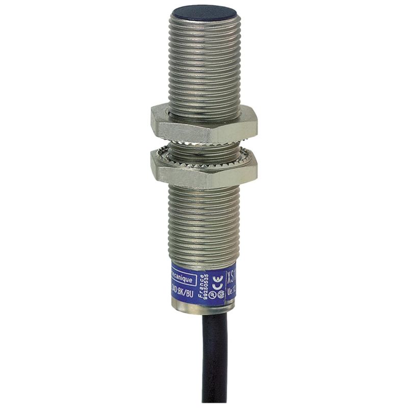 XS612B1NAL2 Schneider OsiSense XS6 - détecteur inductif - M12 - L53mm - laiton - Sn 4mm - câble 2m Telemecanique