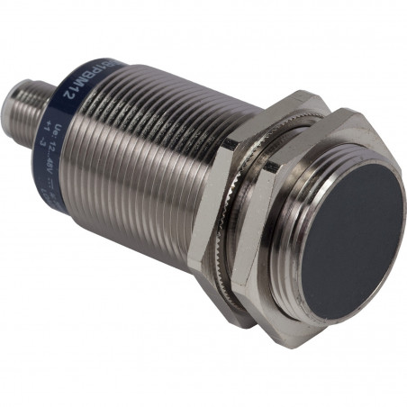 XS630B1PBM12 Schneider OsiSense XS6 - détecteur inductif - M30 - L74mm - laiton - Sn 15mm - conn. M12 Telemecanique