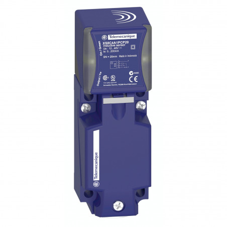XS8C4A1MPN12 Schneider OsiSense XS8 - détecteur inductif - 40x40 - L117mm - PBT - Sn 20 mm - bornes Telemecanique