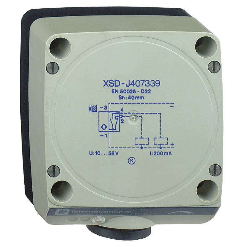 XSDH603629 Schneider OsiSense XSD - détecteur inductif 80x80 L40mm boitier plastique Sn 60mm Telemecanique