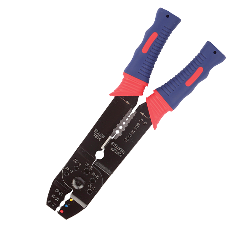 Pince à sertir les cosses isolées 0,75mm² à 6mm² et à dénuder