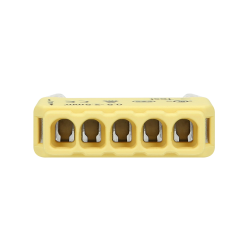 Boite de 50 connecteurs électriques rapides 5 fils rigides 0,5 à 2,5mm² - Certifié TUV