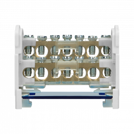 Répartiteur modulaire bipolaire 125A 7 départs: 5x 1,5 à 6mm² + 2x 6 à 16mm²