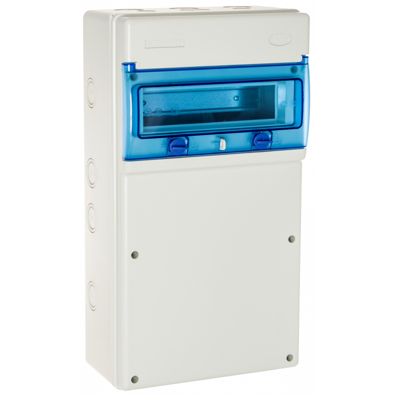 1311P Coffret pour prises électriques - 11 modules - Étanche IP65 pour l'extérieur - Solera Indubox