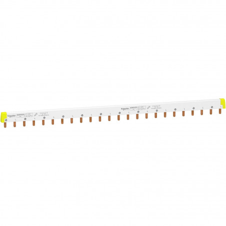 A9XPH224 Schneider Peigne bipolaire pour disjoncteur 2P - Pas 18mm - 24 modules - Acti9 iC60