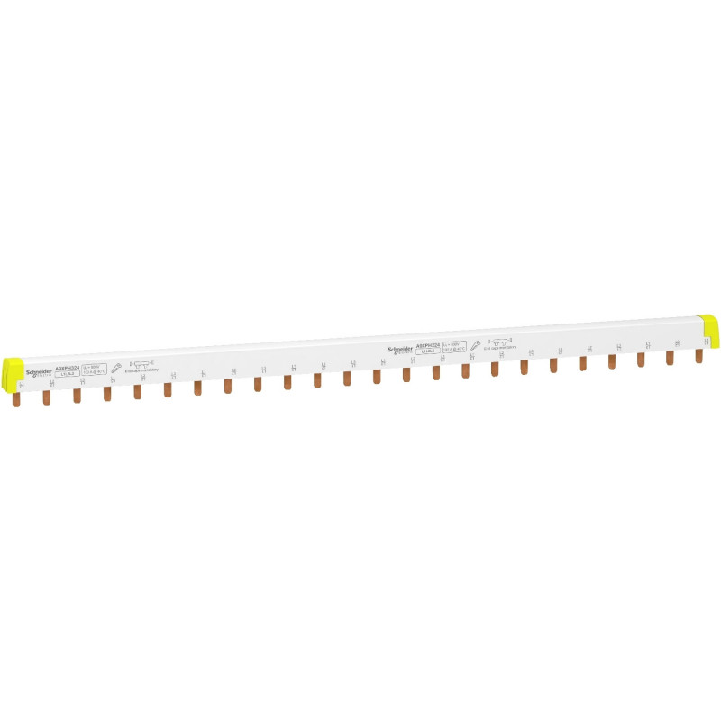 A9XPH324 Schneider Peigne triphasé pour disjoncteur 3P - Pas 18mm - 24 modules - Acti9 iC60