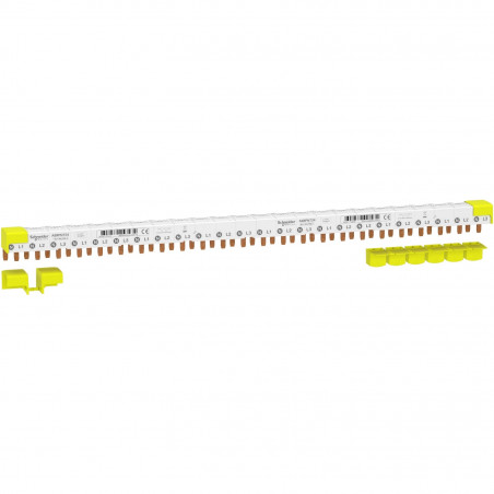 A9XPN724 Schneider - Peigne de répartition tétrapolaire vers disjoncteur 1P+N - 24 modules - Acti 9 iDT40