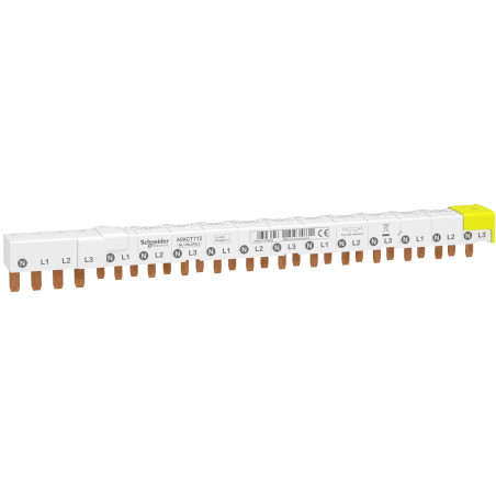 A9XCT712 Schneider - Peigne pour contacteur iCT - Pas de 9mm - 12 modules - Acti9 iDT40